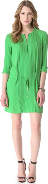 Diane Von Furstenberg Pleated Dress - Lyst