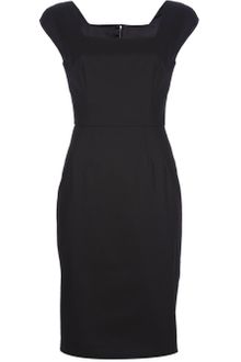Dolce & Gabbana Fitted Square-neck Dress - Lyst
