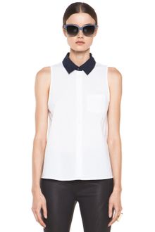 Equipment Cotton Poplin Blouse - Lyst