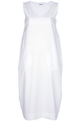 Jil Sander Sleeveless Volume Dress