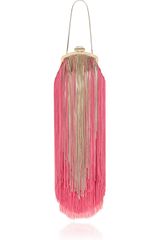 Jimmy Choo Castina Fringed Suede Mini Shoulder Bag