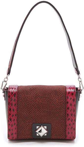 Sonia Rykiel Snakeskin Combo Handbag - Lyst