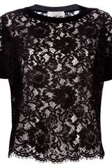 Valentino Lace Knit Top