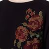 Zara CrossStitched Flower Sweater in Floral (black) - Lyst