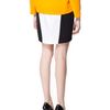 Zara Two Tone Combination Skirt in White (black) - Lyst