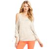 Michael Kors Dolmansleeve Cutoutshoulder Animalprint in Beige (animal) - Lyst