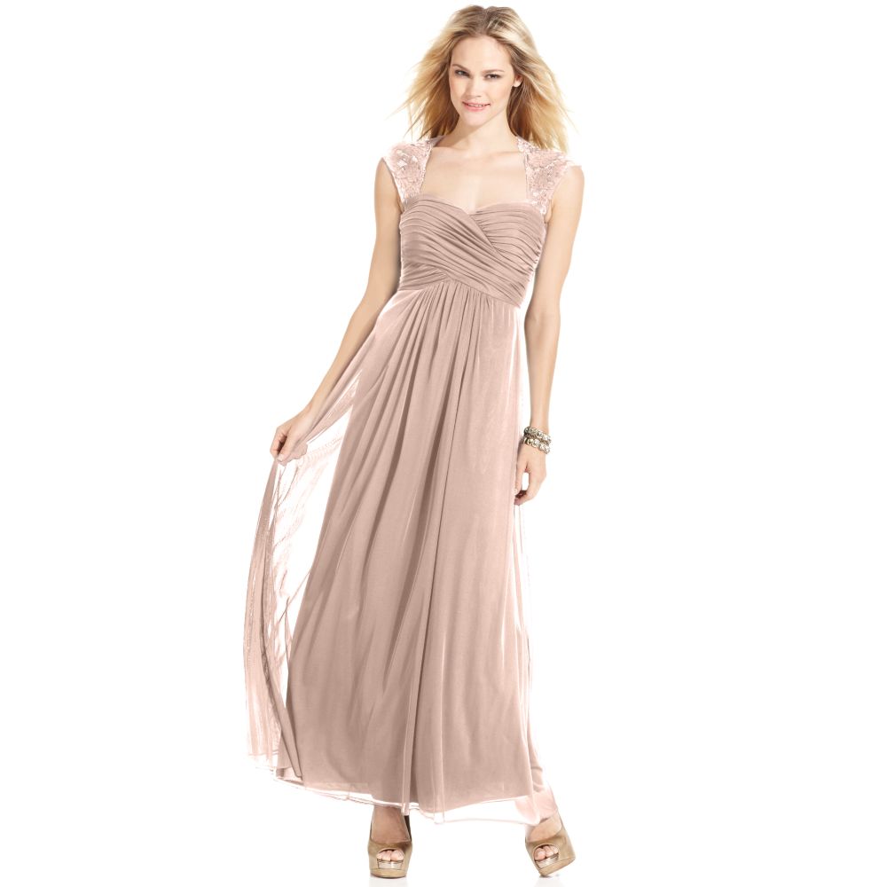 xscape lace gown