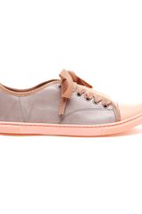 Lanvin Contrasting Leather Trainers