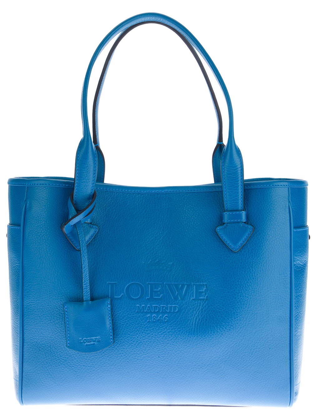 the tote bag blue