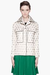 Marni Gold Quilted Polkadot Lurex Jacket