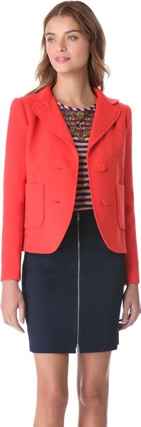 Carven Patch Pocket Jacket - Lyst