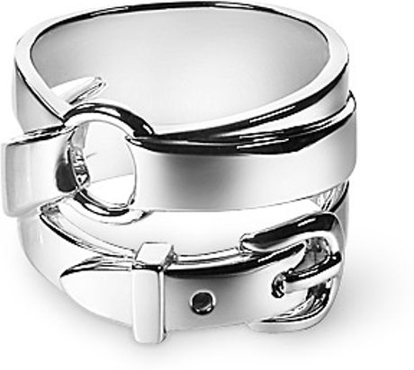 Hermès Débridée Ring in Silver | Lyst