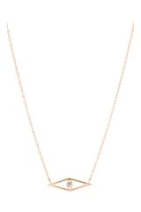Jennifer Zeuner Jewelry Raquel Vertical Eye Necklace