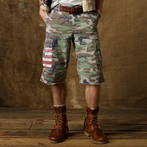 polo ralph lauren camo cargo shorts