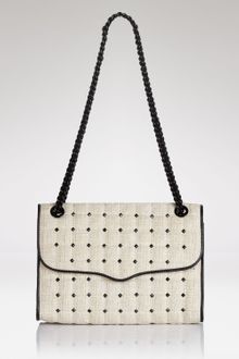 Rebecca Minkoff Shoulder Bag Linen Affair with Studs - Lyst