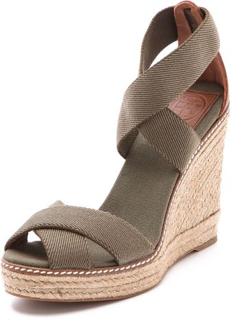 Tory Burch Adonis Wedge Espadrilles - Lyst