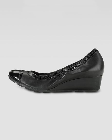 wedge ballerinas