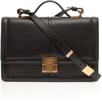 Elie Saab Medium Calfskin Leather Buckle Bag - Lyst