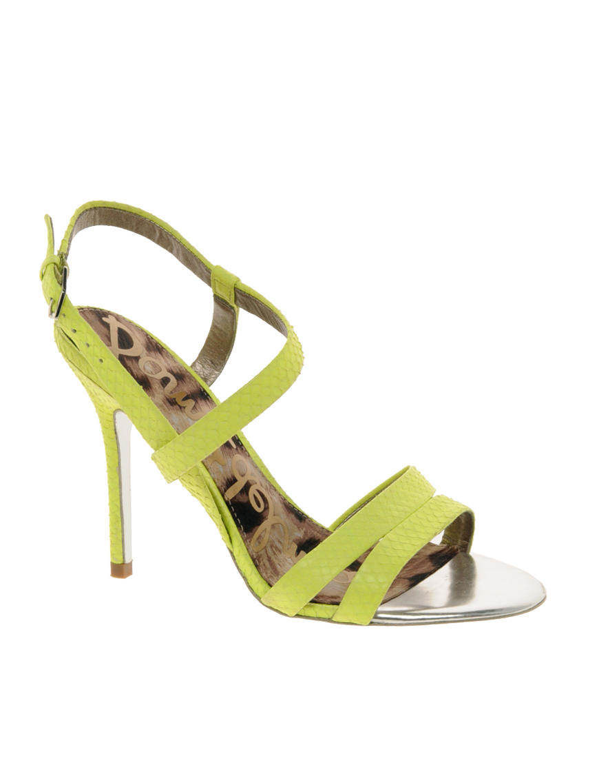 dark green strappy sandals