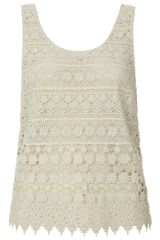 Topshop Crochet Vest