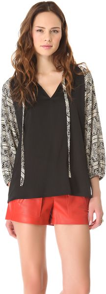 Tucker Long Tie Shirt - Lyst