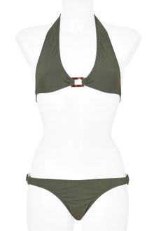 Melissa Odabash Olive Jamaica Halterneck Bikini - Lyst