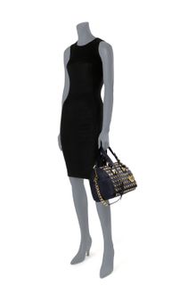 Michael Kors Medium Grayson Studded Satchel - Lyst