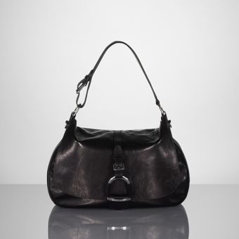 Ralph Lauren Lambskin Hobo Bag - Lyst