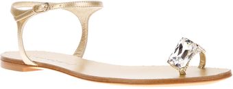 Casadei Embellished Sandal - Lyst