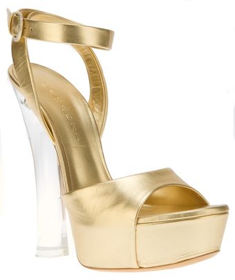 Casadei Block Heel Sandal - Lyst