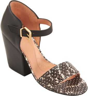 Robert Clergerie Snakeskin Sandals - Lyst