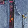 Topshop Aztec Acid Wash Backpack in Blue (black) - Lyst