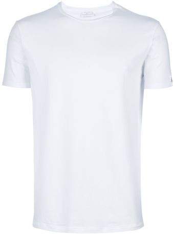 Cesare Paciotti Dagger Logo Detail Tshirt - Lyst