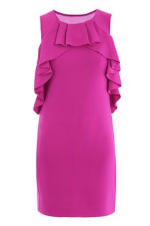 Diane Von Furstenberg Ruffle Dress - Lyst