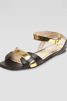 Elizabeth And James Two Tone Anklewrap Sandal - Lyst