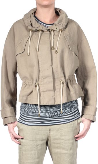 Etoile Isabel Marant Cotton and Linen Parka - Lyst