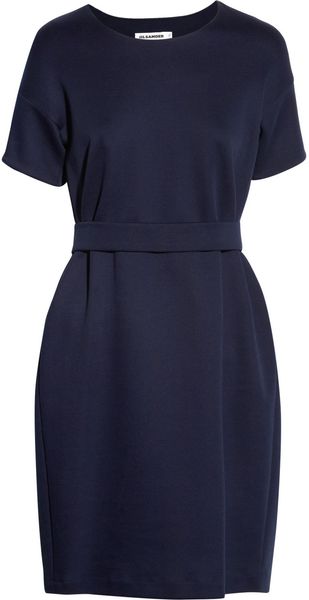 Jil Sander Stretch jersey Dress - Lyst