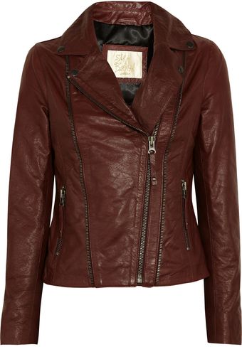 Sara Berman Rudy Leather Biker Jacket - Lyst