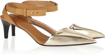 See By Chloé Metallic Leather Sandals - Lyst