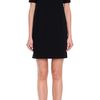 Tibi Ponte Shift Dress in Black - Lyst
