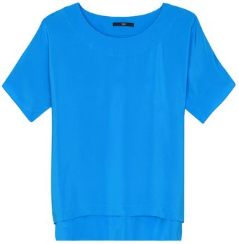 Tibi Silk Easy Top - Lyst