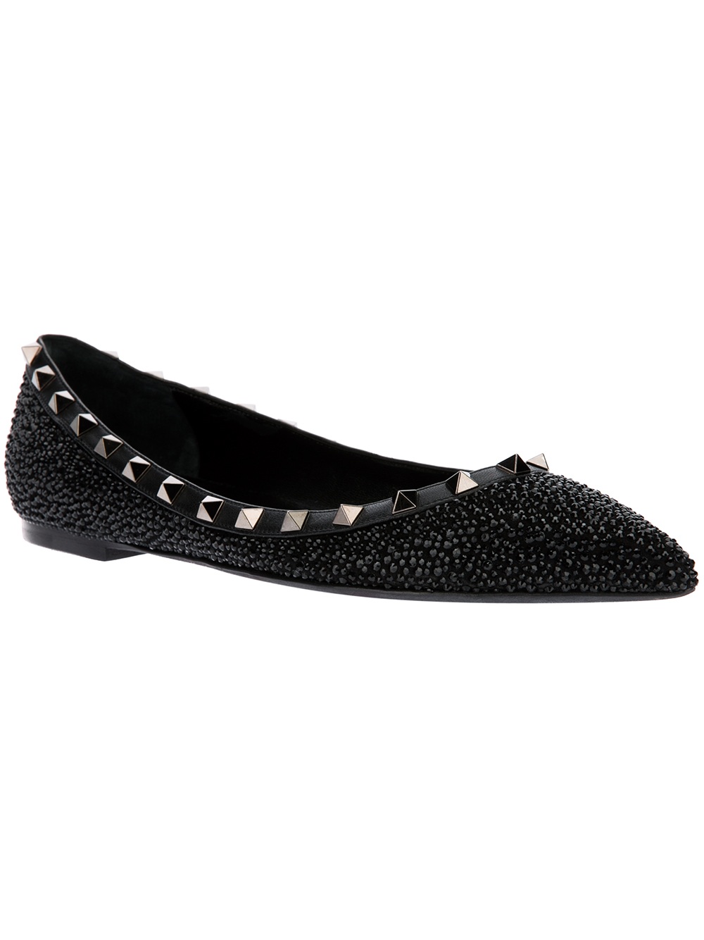 black valentino flats
