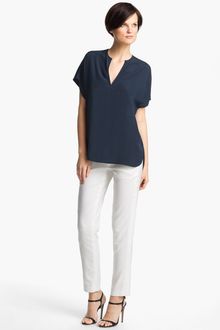Vince Silk Blouse - Lyst