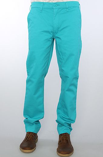 Cheap Monday The Slim Chino Pants in Turquoise - Lyst