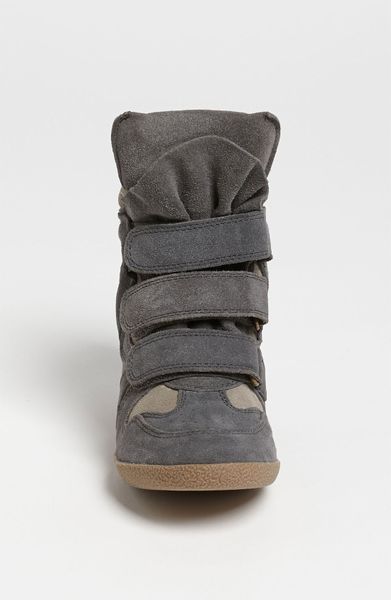 steve madden wedge sneakers gray