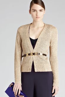Reiss Cardigan Star Sequin - Lyst