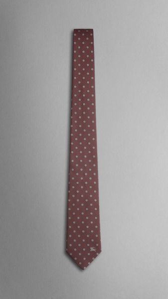 Burberry Silk Polka Dot Tie - Lyst