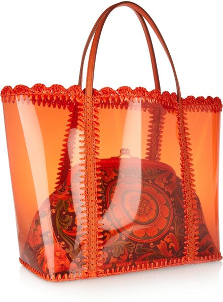 orange dolce and gabbana bag