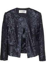 Helene Berman Cropped Sequined Jacket