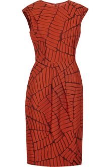 Lela Rose Embroidered Organza Dress - Lyst